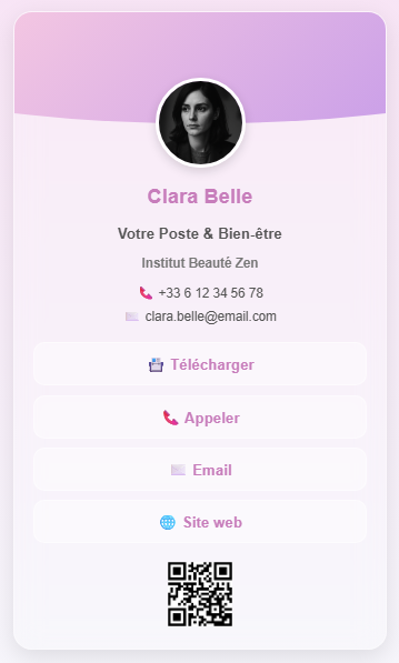 Modèle Esthéticienne