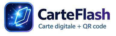 CarteFlash - Carte digitale + QR code